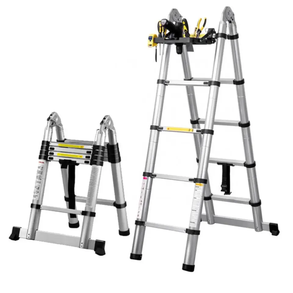 PACKTECH A TİPİ TELESKOPİK MERDİVEN 1.9x2 (380 CM)